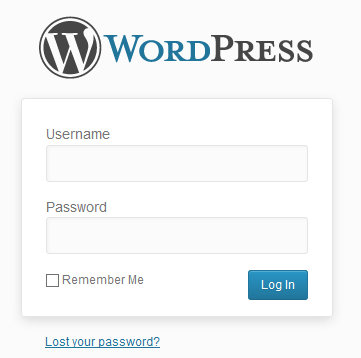 Logging into your WordPress Website
